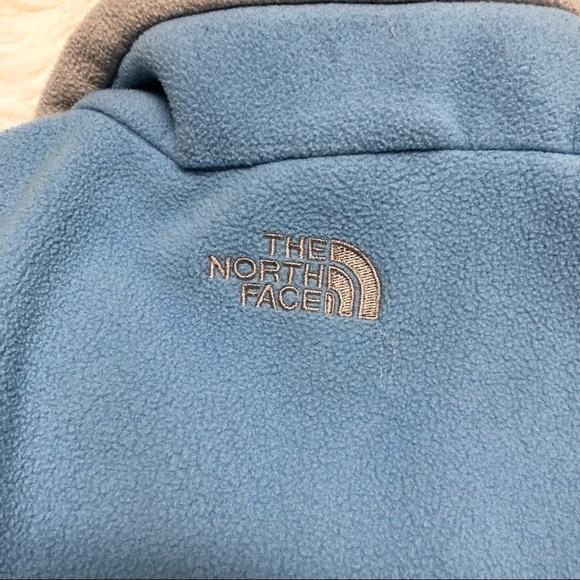 The North Face Baby Blue Fleece Jacket Girls Sz L - Picture 7 of 10